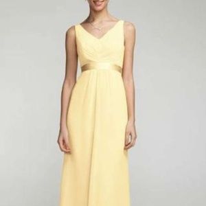 David's Bridal Sleeveless Chiffon Dress